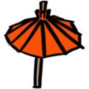 Tech Unique Round Umbrella.png